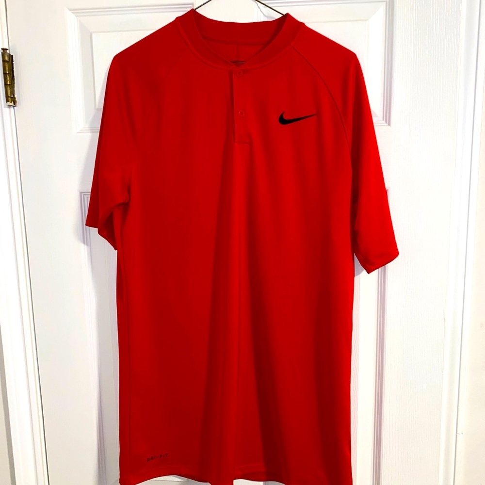 Nike Blade/Mock Collar Dri-fit Golf Polo ⛳️